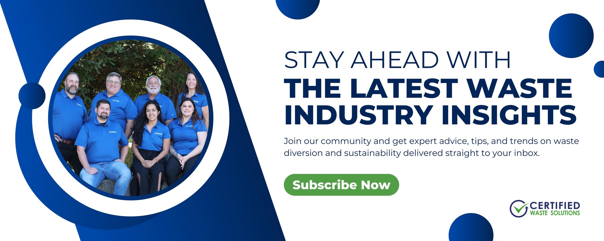 Subscribe to the Blog banner